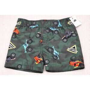 Baby Boy Monster Jam Swim Trunks Size 18m NWT